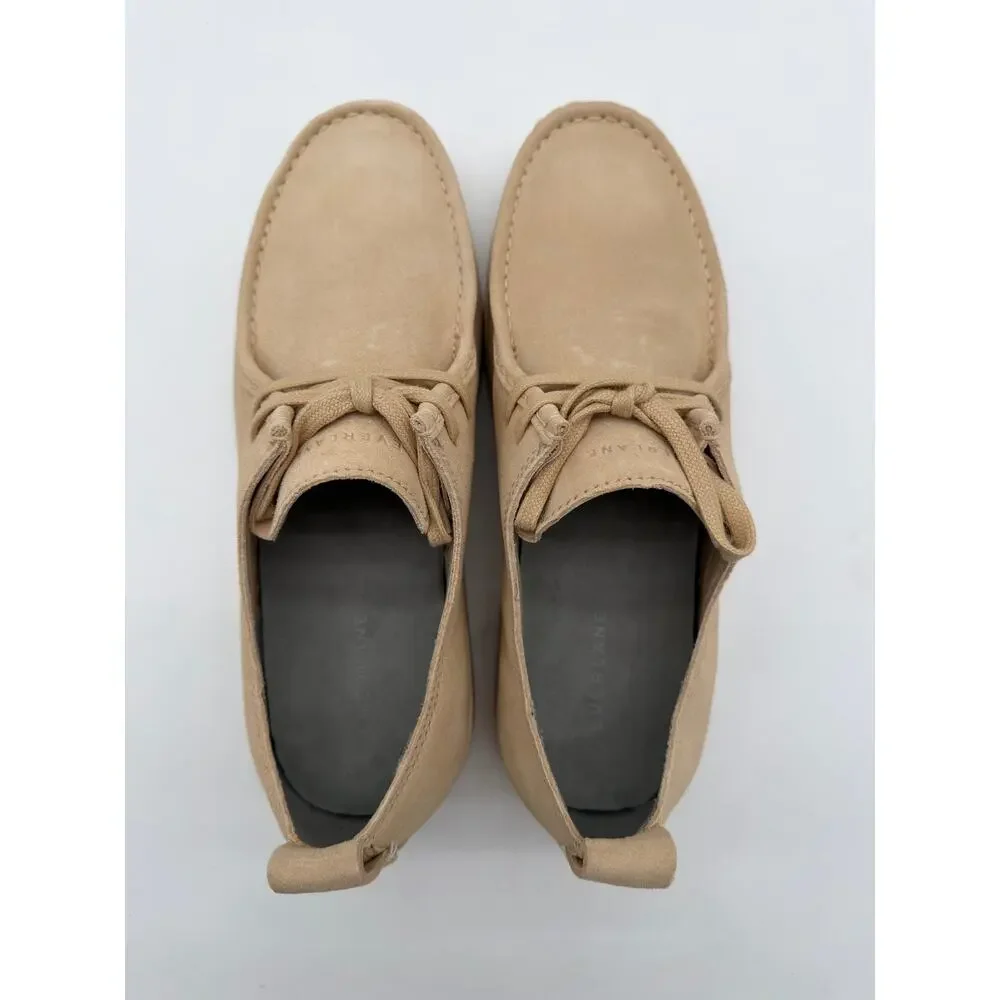 Everlane Desert Chukka Sneaker Boot Pebble Suede Leather Casual Sand NIB 8.5
